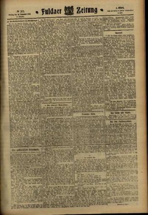 Zweite Ausgabe vom Montag, den 28. November 1910.