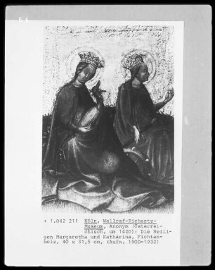 Die Heiligen Margaretha und Katharina