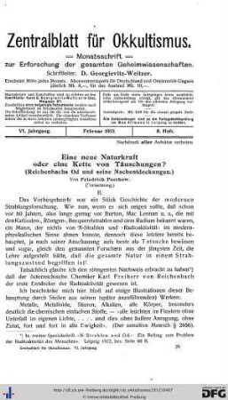 8. Heft (Feb. 1913)