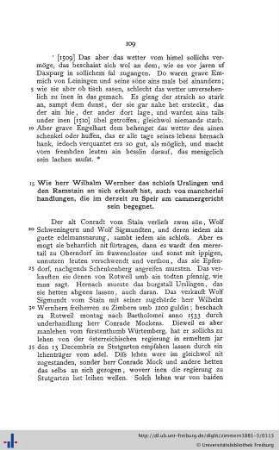 Wie herr Wilhalm Wernher das schloß Urslingen und den Ramstain an sich erkauft hat...