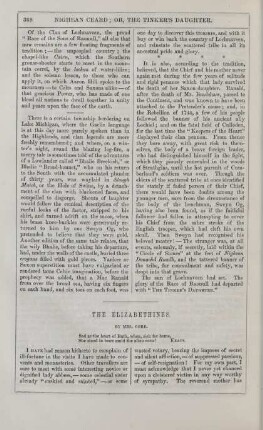 The Elizabethines. By Mrs. Gore
