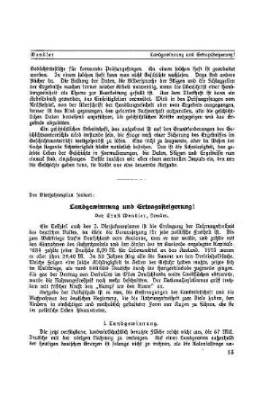 Landgewinnung und Ertragssteigerung!