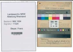 Entnazifizierung Franz Steyer , geb. 01.04.1893 (Rangiermeister)