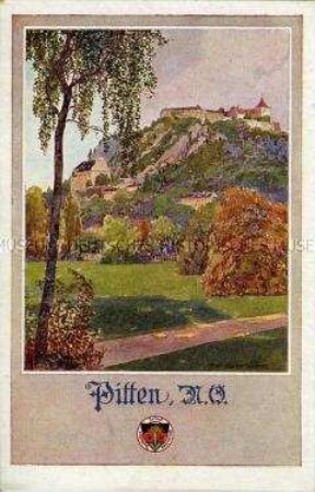 Pitten, Postkarte des Deutschen Schulvereins Nr.582