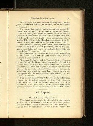 VII. Capitel. Verstärken und Abschwächen.