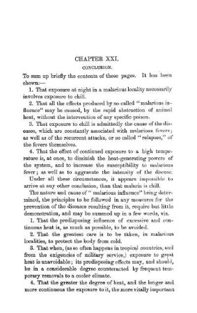 Chapter XXI. Conclusion
