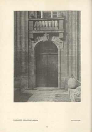Wohnhaus Bendlerstrasse 6. Haupteingang