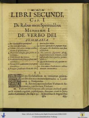 Liber II. De jure rerum ecclesiasticarum.