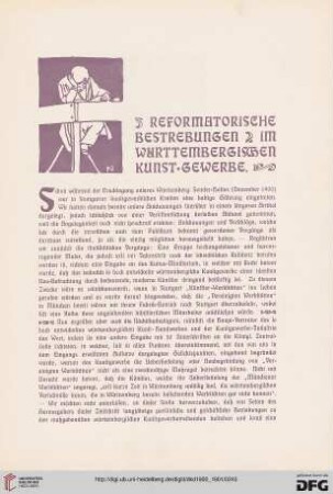 Reformatorische Bestrebungen im Württenbergischen Kunst-Gewerbe