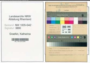 Entnazifizierung Katharina Graefen , geb. 15.12.1900 ()