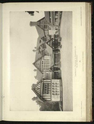 Tafel 18. Teil der Hauptfassade.
