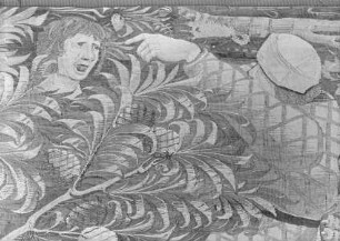 Teppich mit Szene aus dem Leben des heiligen Martin I