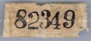 Häftlingsnummer 82349, Konzentrationslager