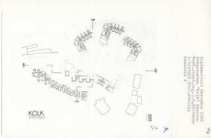 Wohnungsbau [Kolk], Berlin-Spandau (Diplomarbeit bei Peter Poelzig): 4. Grundriss 1: 200