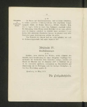 Abschnitt IV. Strafbestimmungen.
