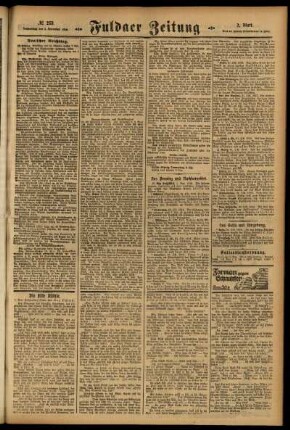 Zweite Ausgabe vom Donnerstag, den 02. November 1916.