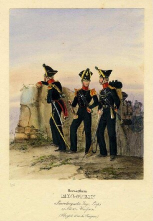Uniformbild, Jäger der lauenburgischen Armee