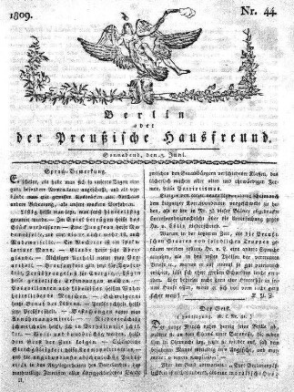 Nr. 44., 3. Juni 1809