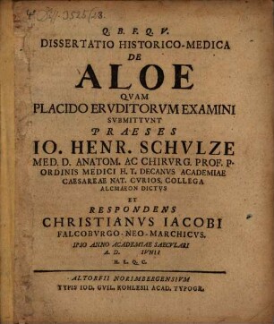 Diss. inaug. med. de aloe