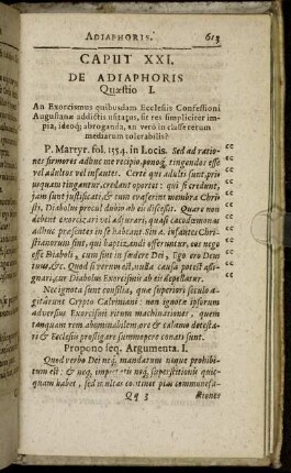 Caput XXI. De Adiaphoris.