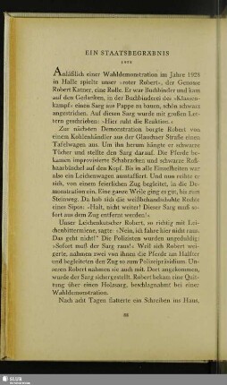 Ein Staatsbegräbnis
