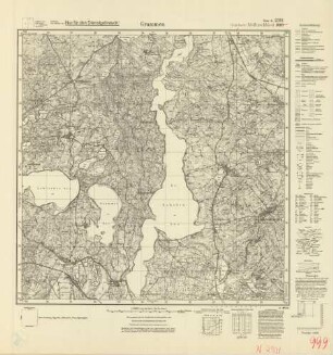 2391 (alte Nr.: 999) Grammen, Meßtischblatt (4cm - Karte)