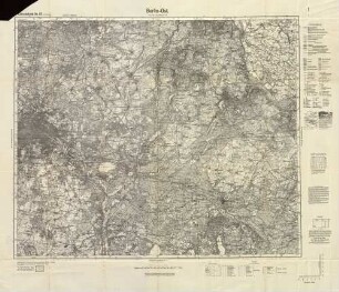 Reichskarte: Einheitsblatt 65 Berlin-Ost