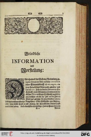 Gründliche Information und Vorstellung