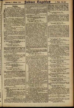 Zweite Ausgabe vom Samstag, den 02. Oktober 1920.