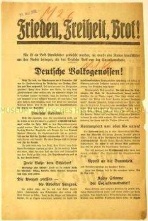 Programmatischer Wahlaufruf der Deutschnationalen Volkspartei zur Reichstagswahl 1928