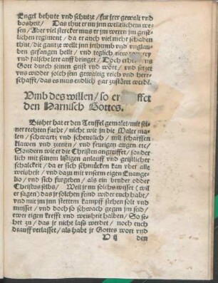 Vmb des willen / so ergreiffet den Harnisch Gottes.