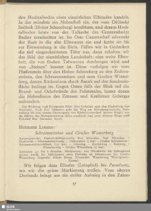 Schrammsteine und Großer Winterberg