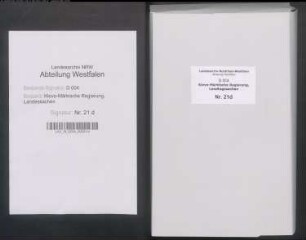 Gravamina der Landstände, sowie landesherrliche Resolution