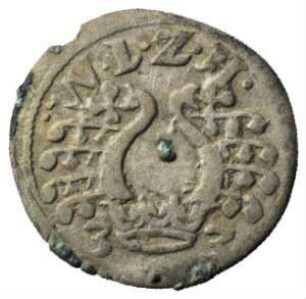 Fundmünze, 4 Heller, 1/96 Taler, 1633