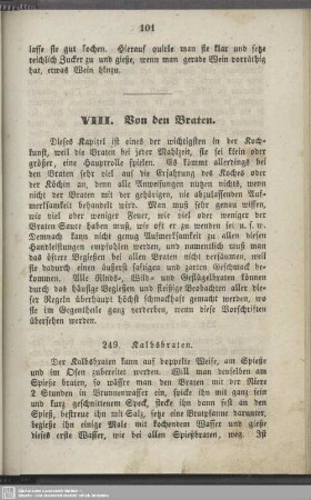 VIII. Von den Braten