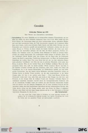 Gemälde (Nr. 1-81)