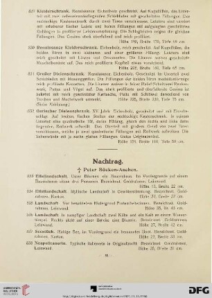 Nachtrag (Nr. 833-847)