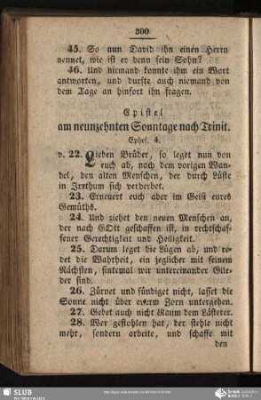 [Am neunzehnten Sonntage nach Trinitatis]