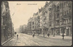 Ansichtskarte Schlesische Straße, Straßenabschnitt