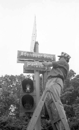 Umbenennung des Parkrings in Adenauerring.