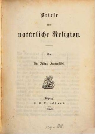 Briefe über natürliche Religion