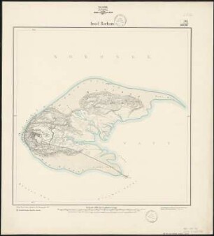 Meßtischblatt 914/1010, 1011 : Insel Borkum, 1892 : Insel Borkum. - Aufn. 1891. - 1:25000. - [Berlin]: Reichsamt für Landesaufnahme, 1892. - 1 Kt.