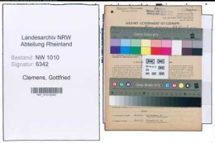 Entnazifizierung Gottfried Clemens , geb. 30.05.1891 (Expedient)