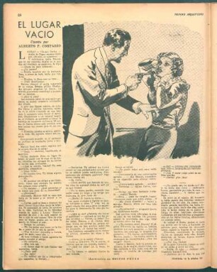 El lugar vacío : Cuento por Alberto P. Cortazzo