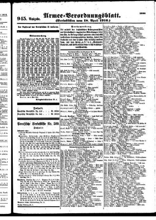 945. Ausgabe.Dienstag, 18. April 1916