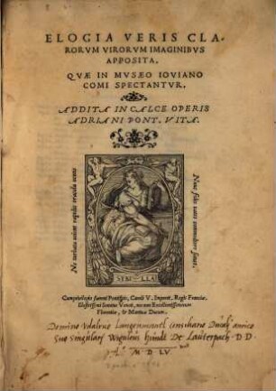 Elogia veris clarorum virorum imaginibus apposita