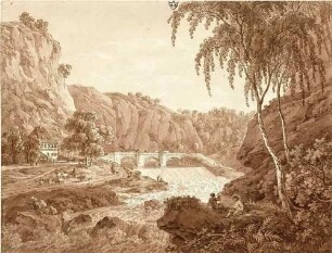 Brücke über die Weißeritz im Plauenschen Grund