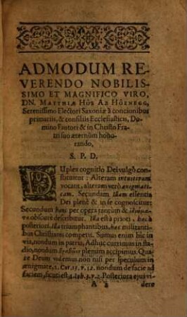 Anthrōpologias Sacrae, In Qua Status Naturae humanae, & eo spectantes Articuli exponuntur, Decas ..., 2.