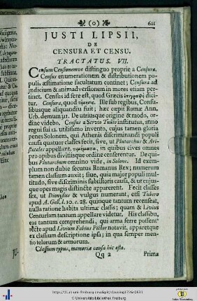 De Censura et censu.