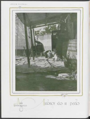 Arte fotográfico - Interior de un patio : [Fotografía de P. V.]